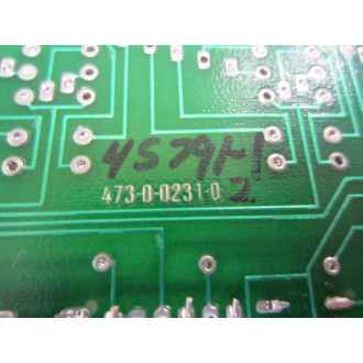 473-0-0231-0 473002310 Circuit Board 45791-1 - Used