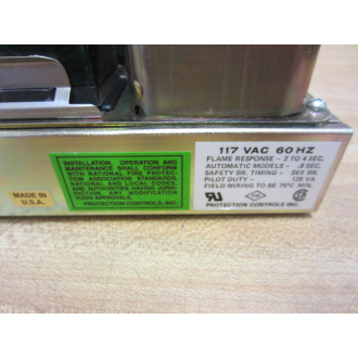 Protection Controls 7256 BT60-15NR Protectofier SN J01N - Refurbished