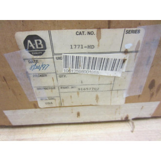 Allen Bradley 1771HD Teach Pendent 91657702 1771-HD Serial Number: 259967