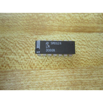 National Semiconductor LM3086N Integrated Circuit (Pack of 5)