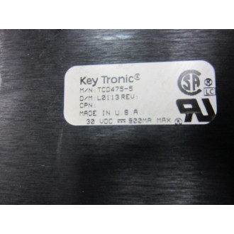 Key Tronic TCD475-5 Control Panel SG-0011844-P With Key - New No Box