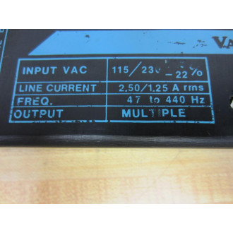 PowerTec 075-23464 07523464 19C-E01-B D.C. Power Supply Rev J - Used