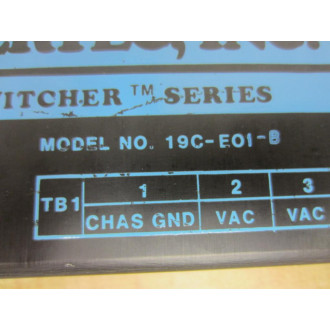 PowerTec 075-23464 07523464 19C-E01-B D.C. Power Supply Rev J - Used