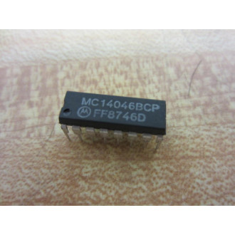 Motorola MC14046BCP Integrated Circuit (Pack of 3)