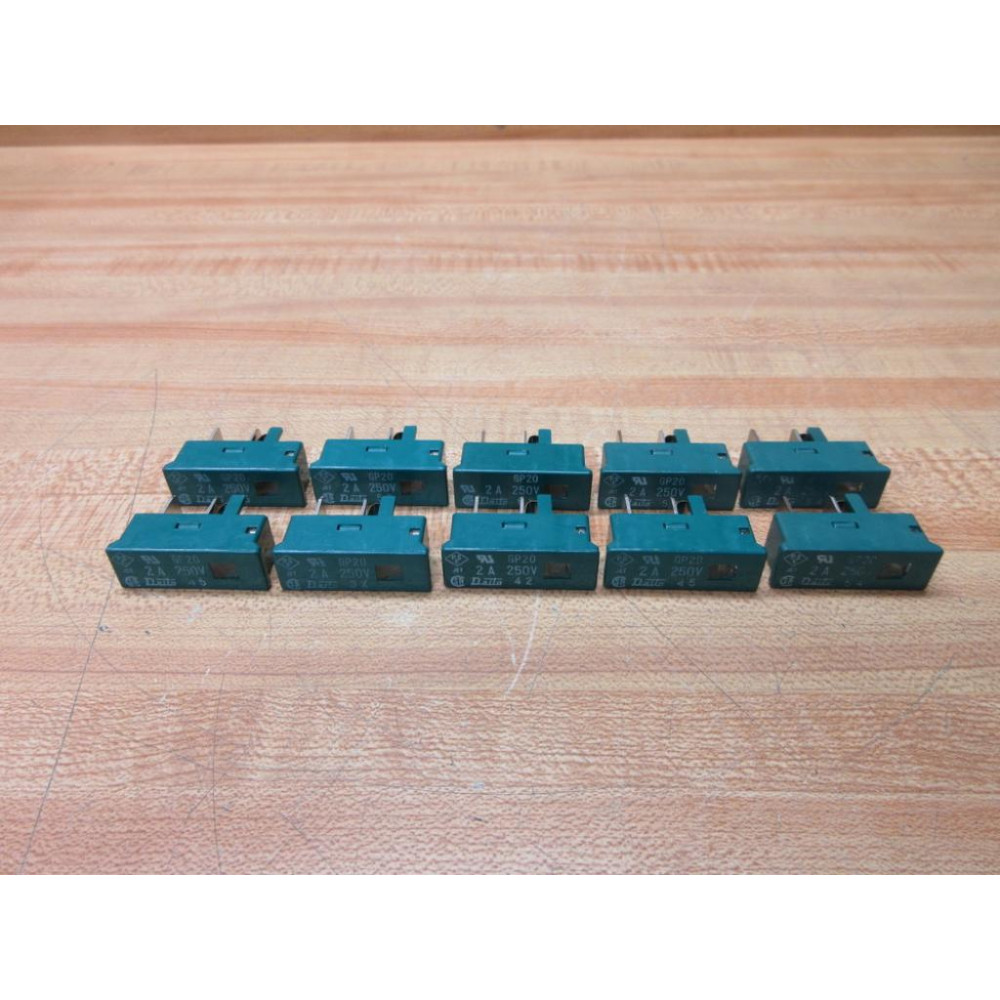 Daito GP20 Fuse 2 Amp 250V (Pack of 10) - New No Box