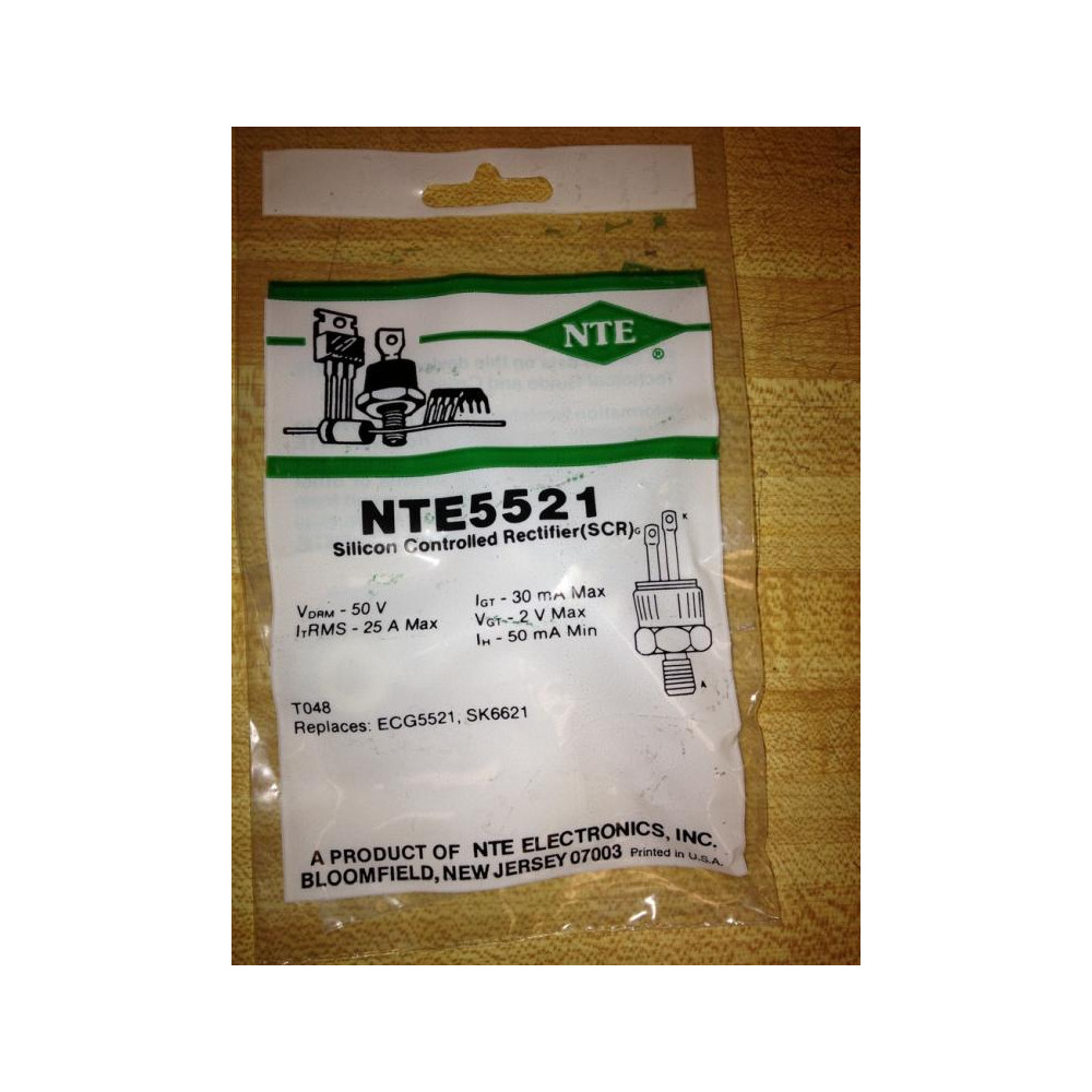 NTE NTE-5521 -5521 SCR 50V Rectifier 5521