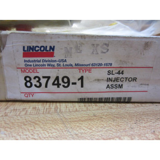 Lincoln 83749-1 Injector Assembly SL-44