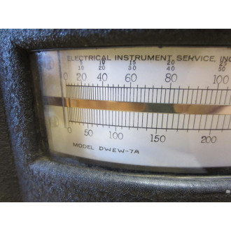 Electrical Instrument Service DWEW-7A Meter 946369 0-600 DWEW7A - Used
