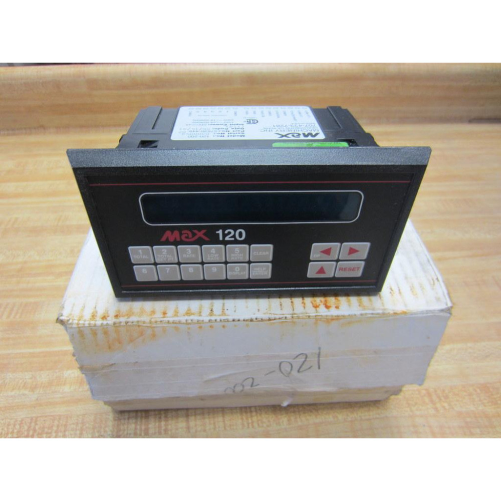 MAX Machinery 57630-449-02 Control Unit Max 120 Model 120-200 5763044902