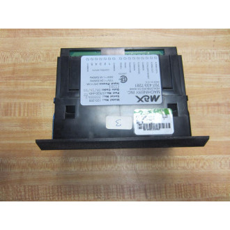 MAX Machinery 57630-449-02 Control Unit Max 120 Model 120-200 5763044902