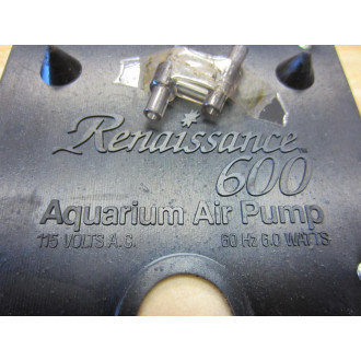 Renaissance 600 Aquarium Air Pump Dual Output 29-75 Gallons 602599511