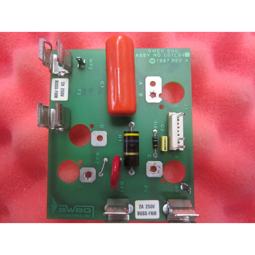 Sweo Engineering 007084 Circuit Board PCB 1070851B 9430 From Baldor Drive - Used