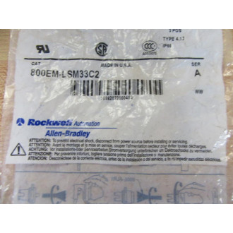 Allen Bradley 800EM-LSM33C2 Switch Operator