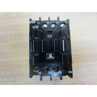 Lovato Type C4 Contactor 16A 600VAC 4 Pole - Used