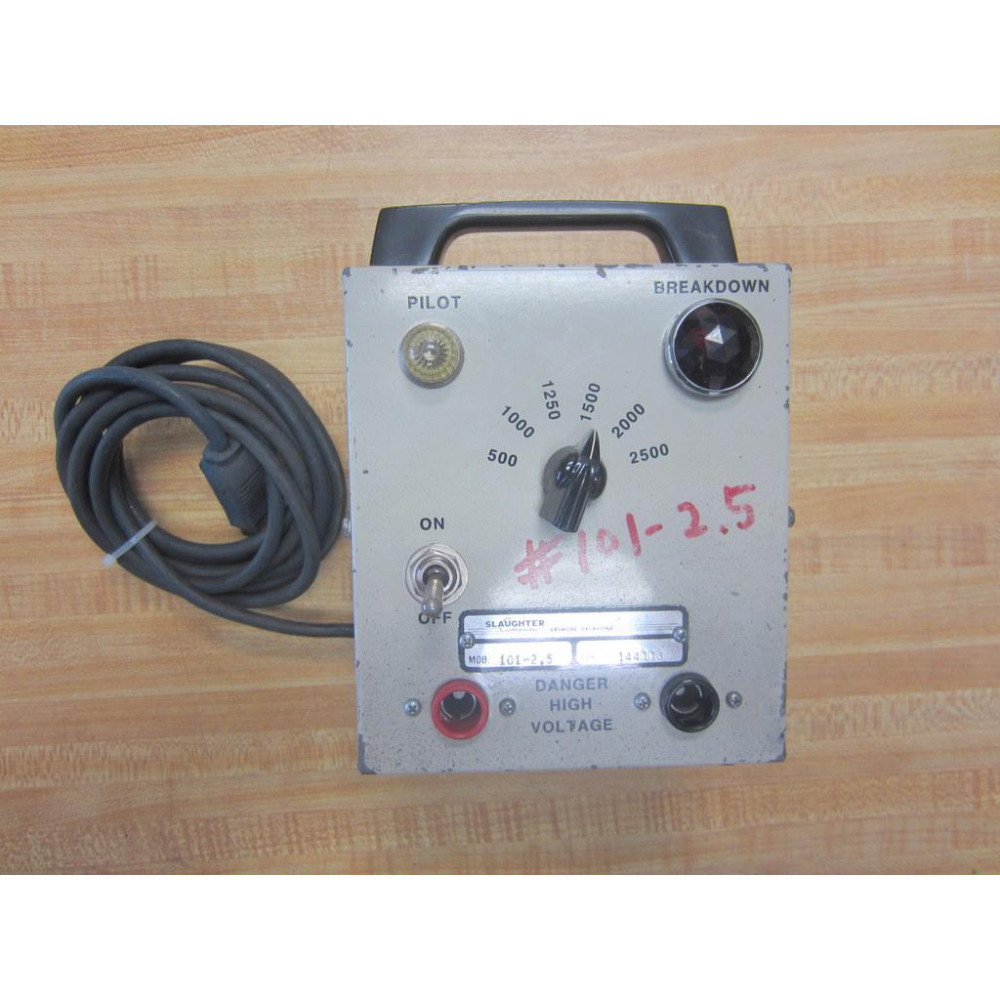 Slaughter 101-2.5 Hipot Calibration Tester 10125 Series A 144113 - Used