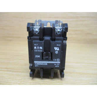 Cutler-Hammer C25DND225C Eaton Contactor Coil 9-3185-3: 440-480V 5060HZ - Used