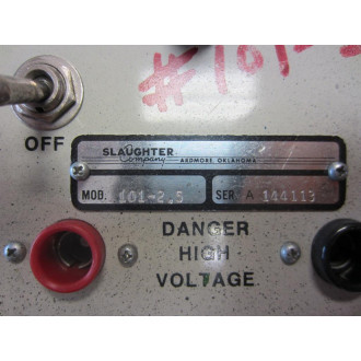 Slaughter 101-2.5 Hipot Calibration Tester 10125 Series A 144113 - Used