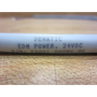 North Coast Components F0051-00086 Dematic Cable Assy EDM Power 24VDC