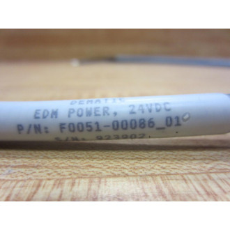 North Coast Components F0051-00086 Dematic Cable Assy EDM Power 24VDC