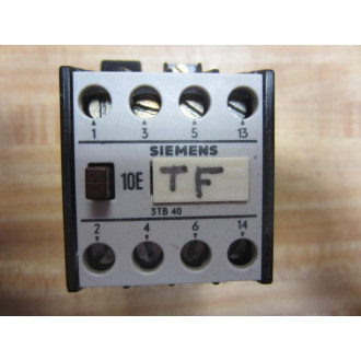 Siemens 3TB4-010-0A Contactor 3TB40100A - Used