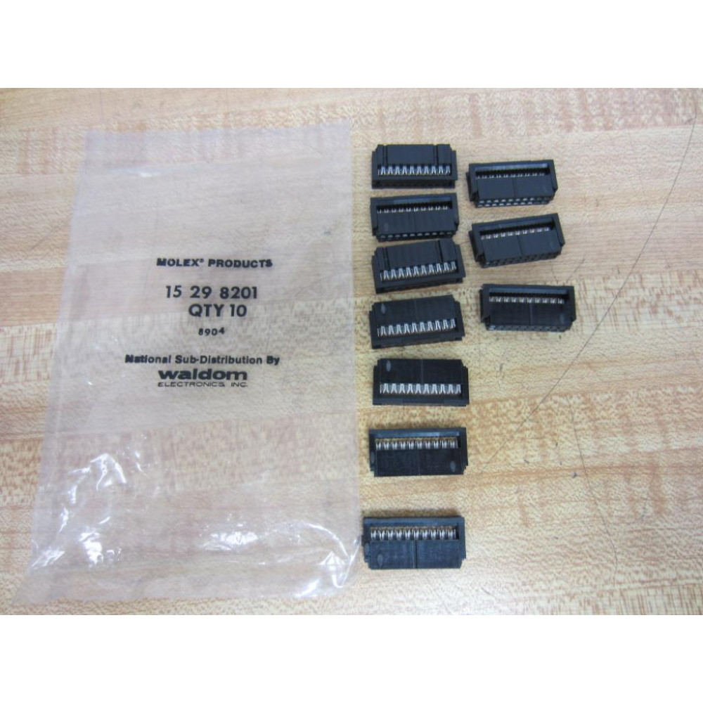 Molex 15 29 8201 15298201 Connectors (Pack of 10)