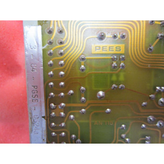 Pees AN 115 Ramptime Positioning Board PCB AN115 3-84-PGSE-0624a U5 - Parts Only