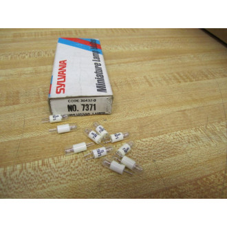 Sylvania 7371 Miniature Lamp Bulb (Pack of 9)