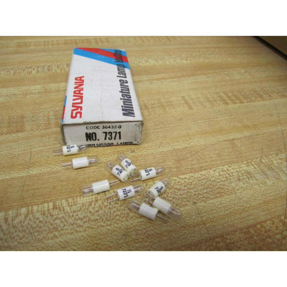 Sylvania 7371 Miniature Lamp Bulb (Pack of 9)