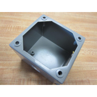 Hoffman E-1PB Pushbutton Enclosure E1PB With Green Pushbutton 800T-D1 - Used