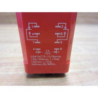NCC K1N-1-562 Time Delay Relay 24VDC K1N1562 - Used