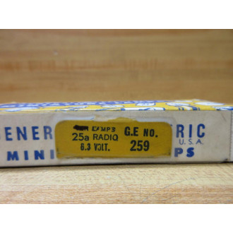 General Electric 259 GE Light Bulb Miniature Lamps (Pack of 6)