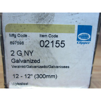 Flexco 2GNY Clipper Carded Hook 02155 (Pack of 4)