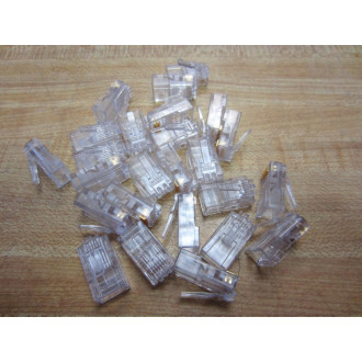 Tyco 5-554720-4 Modular Plug 8P 24-26 AWG RJ45 55547204 (Pack of 25)