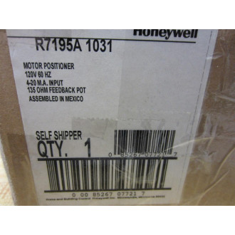 Honeywell R7195A-1031 Motor Positioner R7195A1031