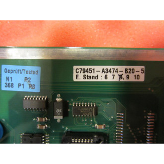Siemens C79451-A3474-B20-5 Board PCB C79451A3474B205 Ex 234 - Parts Only