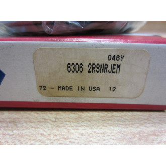 SKF 6306 2RSNRJEM Ball Bearing Double Sealed Snap Ring 72x30x19mm 63062RSNRJEM
