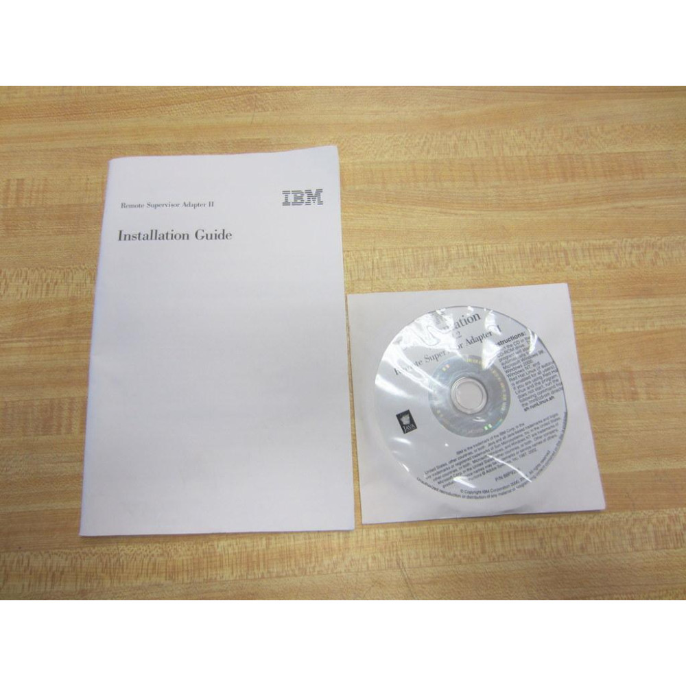 IBM 88P9266 Remote Supervisor Adapter II Guide Version 1.2 - New No Box
