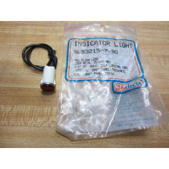 Selecta SL53215-7-BG Indicator Light Flush Mount Red SL532157BG