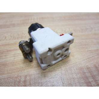 LJS 1721 Fuse Link Block Ceramic Housing 380V With 25A Fuse - Used