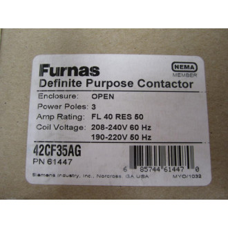 Furnas 42CF35AG Definite Purpose Contactor