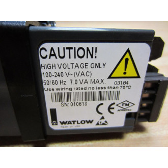 Watlow 97A0-DDAA-00RG Temperature Limit Process Controller 97A0DDAA00RG - Used