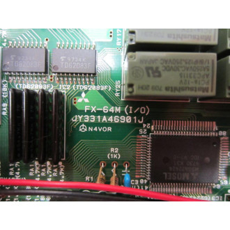 Mitsubishi FX-64M PLC IO Circuit Board JY331A46901J FX64M S7805 - Used