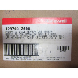 Honeywell TP974A-2000 Pneumatic Space Temperature Sensor TP974A2000