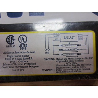 Advance REL-3P32-SC Electronic Ballast Instant-Start 120V 60Hz REL3P32SC Rev F