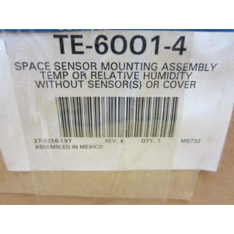 Johnson Controls TE-6001-4 Space Sensor Mounting Assembly TE60014