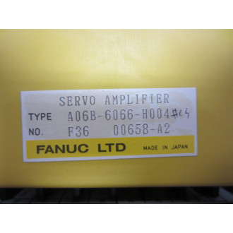 Fanuc A06B-6066-H004 Amplifier A06B6066H004 Serial 00658-A2 - Used