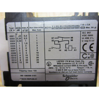 TelemecaniqueSquare D D LR2K0314 Contactor - Used