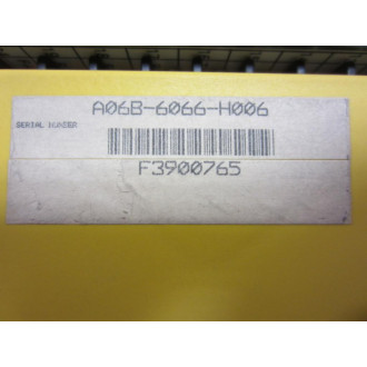 Fanuc A06B-6066-H006 AC Servo Amplifier A06B6066H006 F3900765 - Used