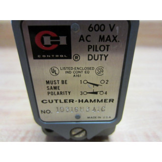 Cutler Hammer 10316H341 Eaton Limit Switch 10316H341C - New No Box