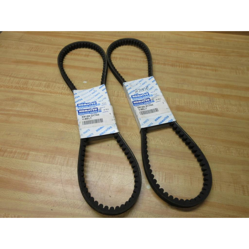 Komatsu 04120-21743 V-Belt 46-8758 (Pack of 2)